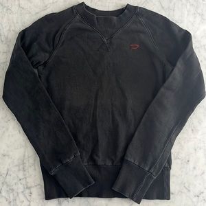 Diesel Vintage faded black cotton sweatshirt